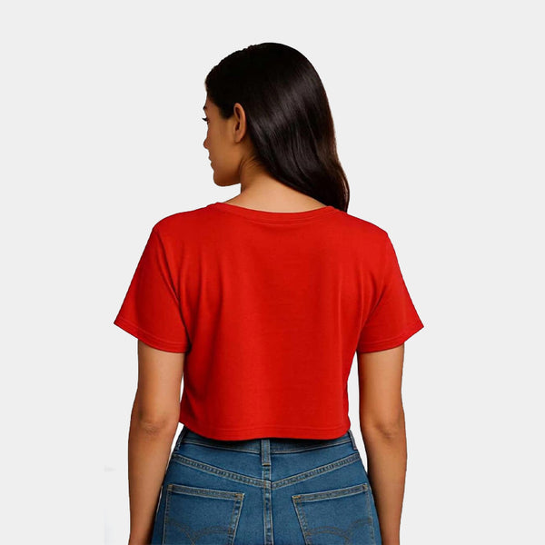 This Bold Red Crop Top with the Slogan “Nope, Not Today” is All About Comfort and Attitude