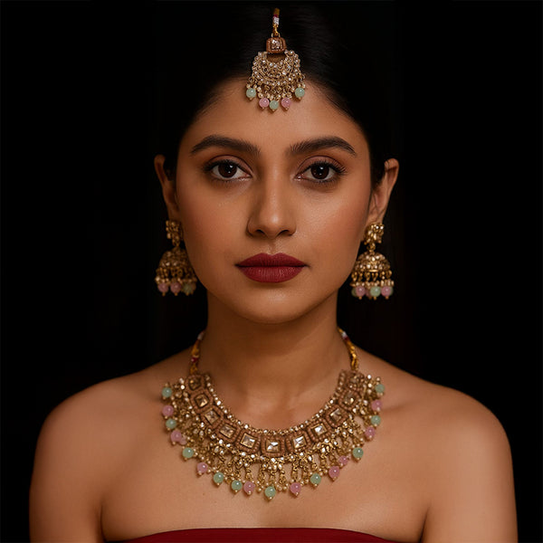 Royal Gold-Plated Bridal Jewellery Set