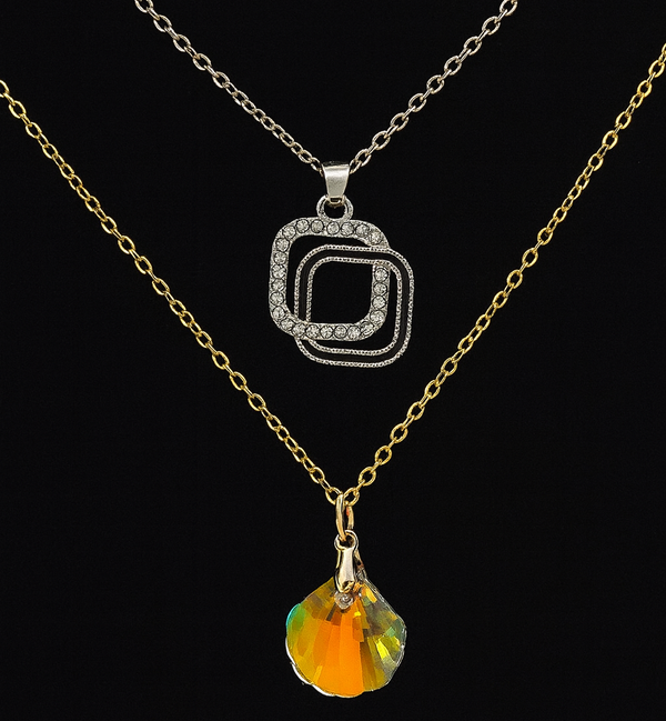 Elegant Dual Charm Pendants