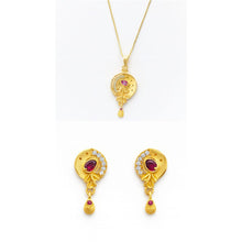 Classic Drop Pendant & Earrings Set