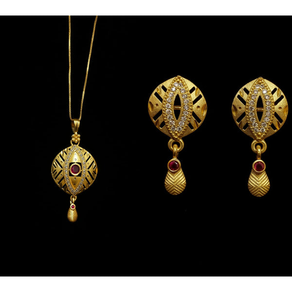 Classic Round Pendant Set