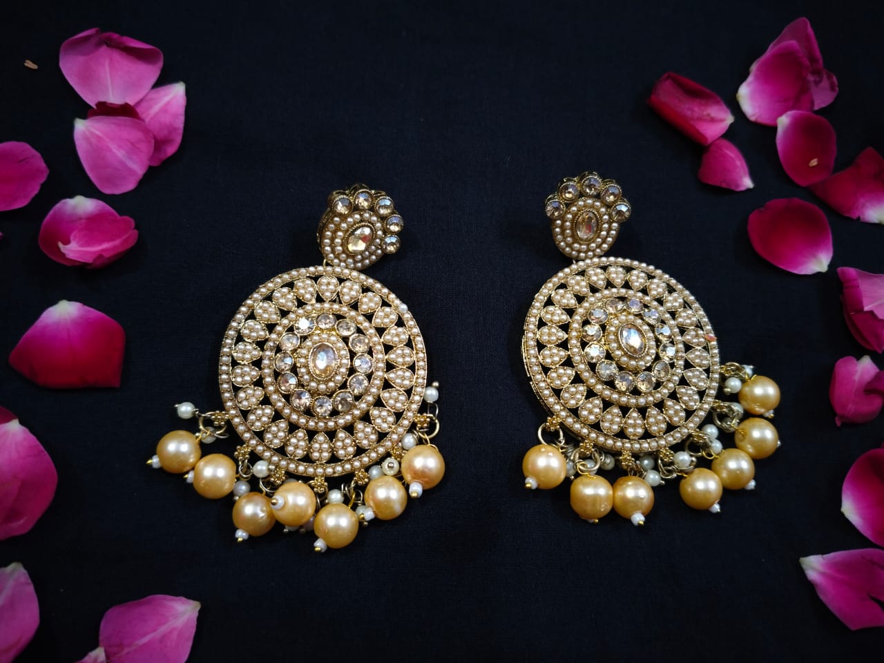 Royal Pearl & Kundan Bridal Jewelry Set
