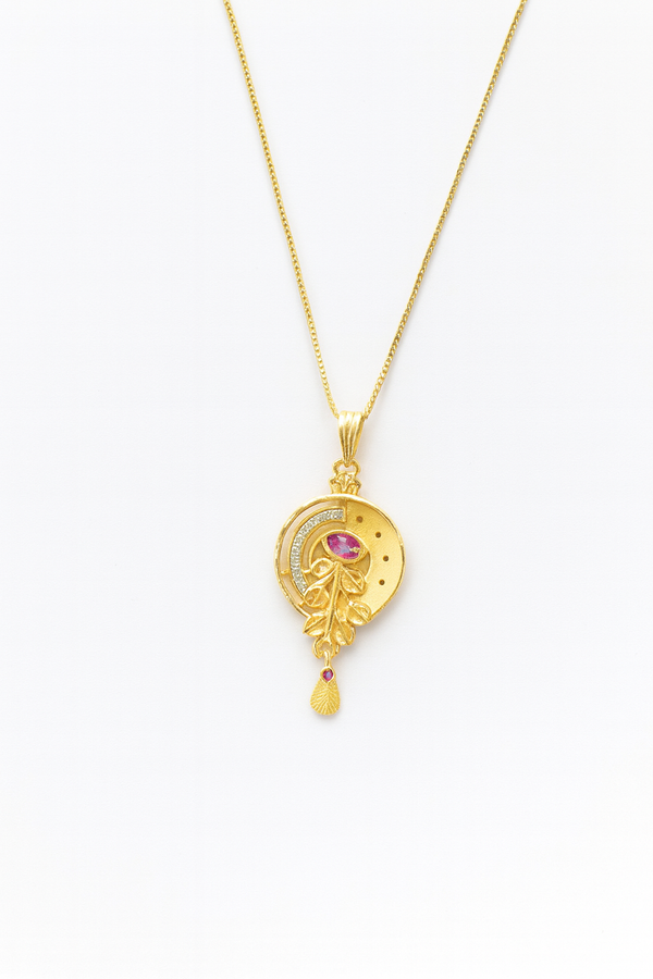Classic Drop Pendant & Earrings Set