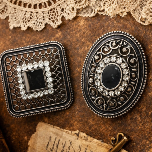 Timeless Oxidised Statement Rings