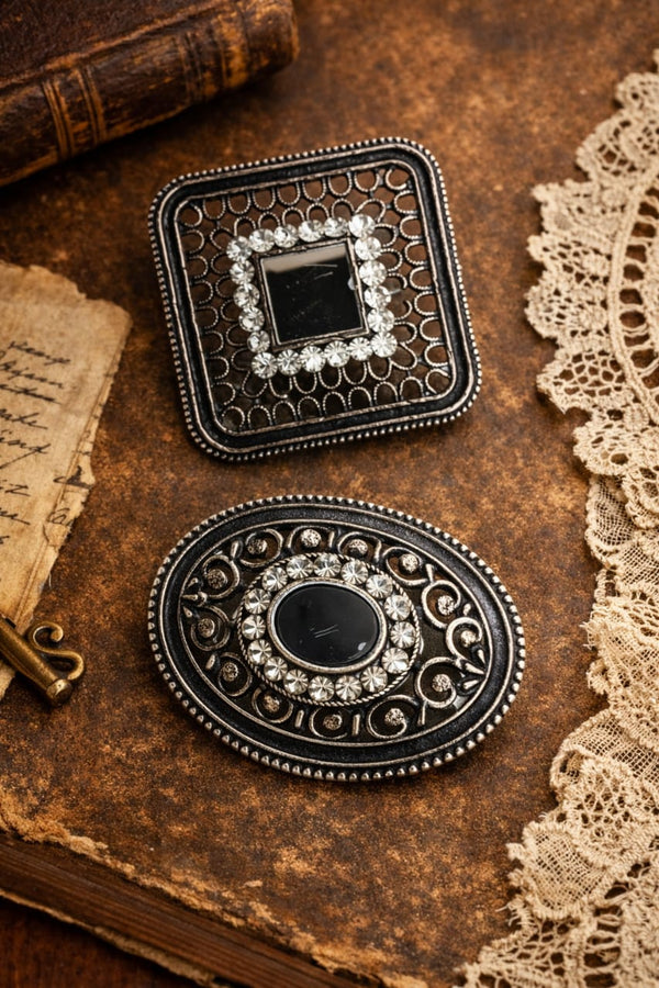 Timeless Oxidised Statement Rings