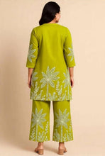 Nature Bloom Green Rayon Co-ords