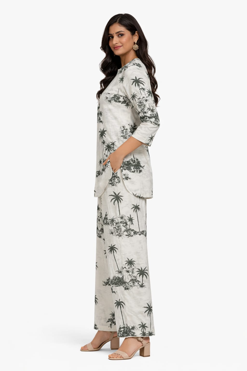 Palm Print Co-ord Set